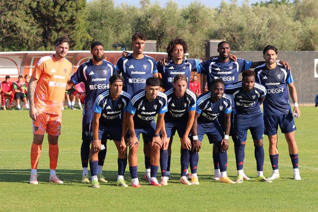SOCCER - Friendly Match - US Lecce vs. SS Monopoli Photo by IPA ABACAPRESS.COM87359966 - The US Lecce team during the US Lecce vs. SS Monopoli friendly soccer match in San Pietro in Lama (LE), Italy, on August 9, 2026 San Pietro in Lama (LE) Italy  Copyright: xIPAxSport ABACAx