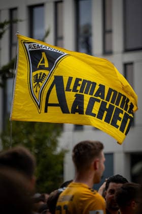 Fanmarsch, Fans Fanklubs, Alemannia Aachen vs. SC Verl, Fussball, 3. Liga, 1. Spieltag, Saison 2026 2027, 09.08.2026 DFB REGULATIONS PROHIBIT ANY USE OF PHOTOGRAPHS AS IMAGE SEQUENCES AND OR QUASI-VIDEO Alemannia Aachen vs. SC Verl, Fussball, 3. Liga, 1. Spieltag, Saison 2026 2027, 09.08.2026 Aachen *** Fan march, fan clubs, Alemannia Aachen vs. SC Verl, soccer, 3rd Division, Matchday 1, 2026–2027 season, August 9, 2026 DFB regulations prohibit any use of photographs as image sequences and or quasi-video Alemannia Aachen vs. SC Verl, soccer, 3rd Division, Matchday 1, 2026–2027 season, August 9, 2026, Aachen Copyright: xEibner-Pressefoto J.xDerondeaux EP_JDU