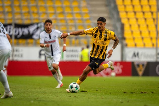 Fabio Torsiello (Alemannia Aachen, 17) Alemannia Aachen vs. SC Verl, Fussball, 3. Liga, 1. Spieltag, Saison 2026 2027, 09.08.2026 DFB REGULATIONS PROHIBIT ANY USE OF PHOTOGRAPHS AS IMAGE SEQUENCES AND OR QUASI-VIDEO Alemannia Aachen vs. SC Verl, Fussball, 3. Liga, 1. Spieltag, Saison 2026 2027, 09.08.2026 Aachen *** Fabio Torsiello Alemannia Aachen, 17 Alemannia Aachen vs. SC Verl, Soccer, 3rd Division, Matchday 1, 2026–2027 Season, August 9, 2026 DFB regulations prohibit any use of photographs as image sequences and or quasi-video Alemannia Aachen vs. SC Verl, soccer, 3. Liga, Matchday 1, 2026–2027 season, August 9, 2026, Aachen Copyright: xEibner-Pressefoto J.xDerondeaux EP_JDU