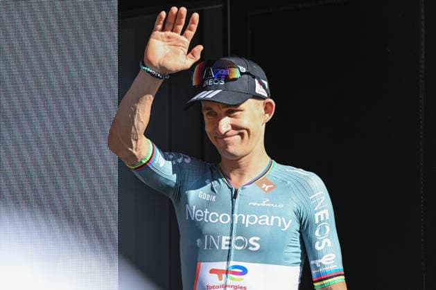 83rd Tour De Pologne 2026 - Stage 7 WIELICZKA, POLAND - AUGUST 09: Michal Kwiatkowski of Poland and INEOS Grenadiers celebrates at podium during the final awards ceremony of the 83rd Tour de Pologne 2026, Stage 7 a 12.5km individual time trial stage from Wieliczka to Wieliczka UCIWT on August 09, 2026 in Wieliczka, Poland. Wieliczka Poland  Copyright: xArturxWidakx originalFilename:widak-83rdtour260809_npFOz.jpg