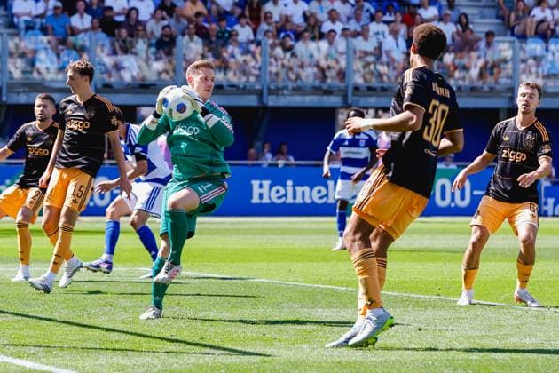 ZWOLLE , 09-08-2026 , MAC3park stadion , season 2026 2027 , Dutch Eredivisie football , match between PEC Zwolle and Ajax , picture shows Ajax goalkeeper Marc ter Stegen PEC - Ajax  x205590047x Copyright: