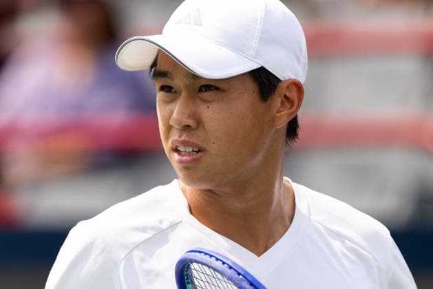 August 9, 2026, Montreal, Quebec, Canada: LEARNER TIEN (12) from USA in match against Thiago Agustin Tirante from Argentina in round of 16 at Canadian Open at IGA stadium in Montreal, Quebec, Canada on 2026-08-09 TENNIS: Canadian Open Montreal 2026  - ZUMAl189 20260809_zsp_l189_045 Copyright: xYannickxLegarex