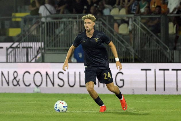 Lazio™s Kenneth Taylor during the 2026 2027 season pre-season friendly football match between Frosinone and SS Lazio at the Benito Stirpe stadium in Frosinone Italy - Sunday, August 09, 2026 - Soccer ( Photo by Fabrizio Corradetti LaPresse )  Copyright: xFabrizioxCorradetti LaPressex