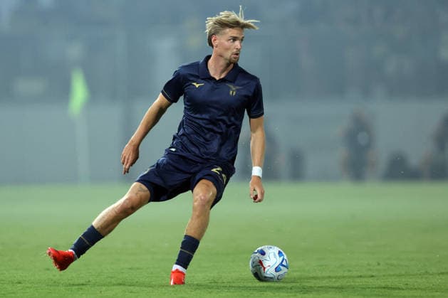 SOCCER - Friendly Match - Frosinone vs. Lazio Photo by IPA ABACAPRESS.COM87360832 - Frosinone, Italy, August 9, 2026: Kenneth Taylor (central midfielder) of S.S. Lazio in action during the friendly match between Frosinone Calcio and S.S. Lazio at Benito Stirpe Stadium. Frosinone Italy  Copyright: xIPAxSport ABACAx