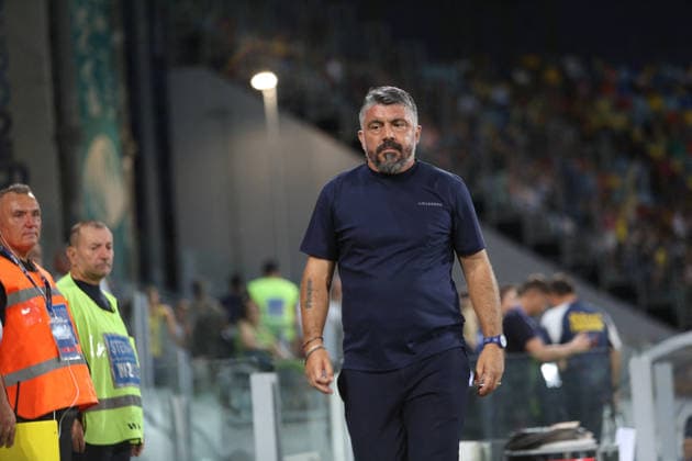 SOCCER - Friendly Match - Frosinone vs. Lazio Photo by IPA ABACAPRESS.COM87360847 - Gennaro Gattuso during the preseason friendly soccer match between Frosinone Calcio and SS Lazio at Benito Stirpe Stadium on August 9, 2026, in Frosinone, Italy. Frosinone Italy  Copyright: xIPAxSport ABACAx