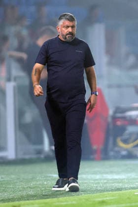 SOCCER - Friendly Match - Frosinone vs. Lazio Photo by IPA ABACAPRESS.COM87360845 - Frosinone, Italy, August 9, 2026: Gennaro Gattuso, coach of S.S. Lazio, seen in action during the friendly match between Frosinone Calcio and S.S. Lazio at Benito Stirpe Stadium. Frosinone Italy  Copyright: xIPAxSport ABACAx