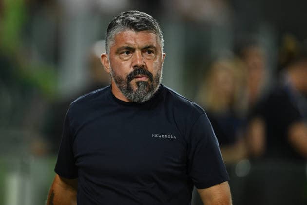 SOCCER - Friendly Match - Frosinone vs. Lazio Photo by IPA ABACAPRESS.COM87360903 - Gennaro Gattuso, head coach of S.S. Lazio, attends a preseason friendly match between Frosinone Calcio and S.S. Lazio at the Benito Stirpe Stadium on August 9, 2026, in Frosinone, Italy. Frosinone Italy  Copyright: xIPAxSport ABACAx