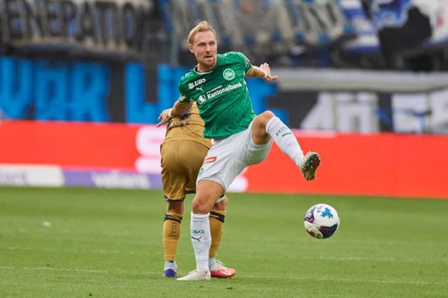 Brack Super League 2026 2027 FC St. Gallen 1879 vs. FC Luzern, St. Gallen, Schweiz St. Gallen, Schweiz, 9. August 2026. Lukas Daschner während des Brack Super League Spiels FC St. Gallen 1879 gegen FC Luzern in St. Gallen. *** Brack Super League 2026–2027: FC St. Gallen 1879 vs. FC Lucerne, St. Gallen, Switzerland; St. Gallen, Switzerland, August 9, 2026; Lukas Daschner during the Brack Super League match between FC St. Gallen 1879 and FC Lucerne in St. Gallen