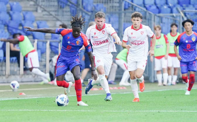 09.08.2026 Schweiz Fussball Herren Super League Saison 2026-2027 FC Basel - FC Thun 4:2 Bild , Asane Sow, FC Basel Aktion *** August 9, 2026 Swiss Men s Soccer Super League 2026–2027 Season FC Basel vs. FC Thun 4–2 Photo: Asane Sow, FC Basel in action 