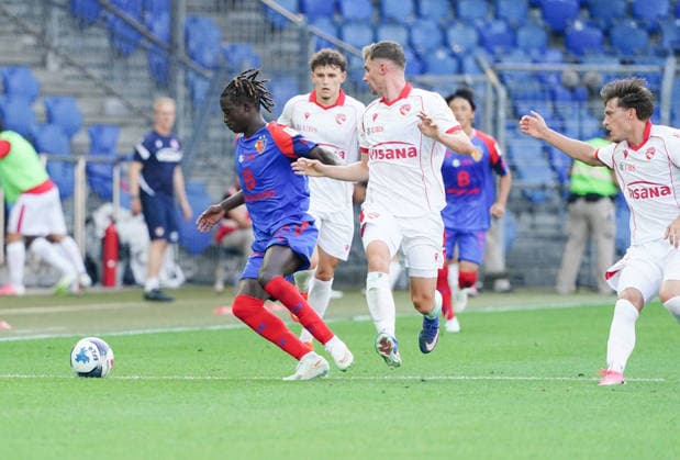 09.08.2026 Schweiz Fussball Herren Super League Saison 2026-2027 FC Basel - FC Thun 4:2 Bild , Asane Sow, FC Basel Aktion *** August 9, 2026 Swiss Men s Soccer Super League 2026–2027 Season FC Basel vs. FC Thun 4–2 Photo: Asane Sow, FC Basel in action 