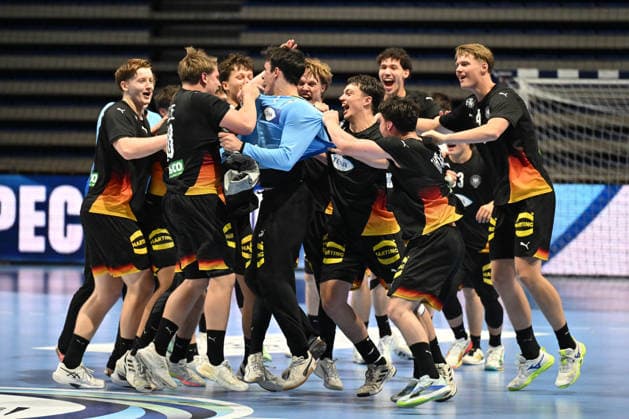 GERMANY vs SLOVENIA Handball U18 Gernany national team, Nationalteam vs Slovenia during EHF U18 European Championship, EM, Europameisterschaft final match at Aleksandar Nikolic Pionir hall, Belgrade 09.08.2026 Foto: HANDBALL, SERBIA, EHF EUROPEAN U18 CHAMPIONSHIP, GERMANY, SLOVENIA Belgrade Aleksandar Nikolic Pionir arena Serbia Copyright: xMarkoxMetlasx xMNxPressx