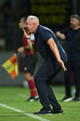 SOCCER - Friendly Match - Frosinone vs. Lazio Photo by IPA ABACAPRESS.COM87361688 - Massimiliano Alvini, coach of Frosinone Calcio, particPhoto by IPA ABACAPRESS.COMtes in a preseason friendly match between Frosinone Calcio and S.S. Lazio at the Benito Stirpe Stadium on August 9, 2026, in Frosinone, Italy. Frosinone Italy  Copyright: xIPAxSport ABACAx