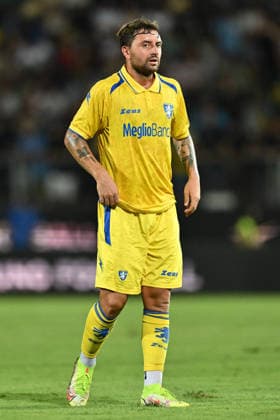 SOCCER - Friendly Match - Frosinone vs. Lazio Photo by IPA ABACAPRESS.COM87361663 - Giacomo Calo of Frosinone Calcio is in action during a preseason friendly match between Frosinone Calcio and S.S. Lazio at the Benito Stirpe Stadium on August 9, 2026, in Frosinone, Italy. Frosinone Italy  Copyright: xIPAxSport ABACAx