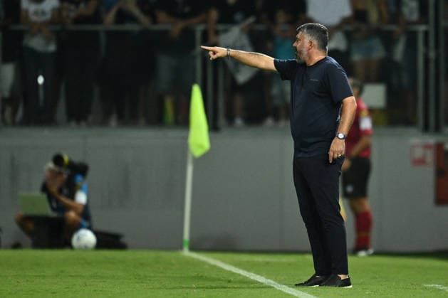SOCCER - Friendly Match - Frosinone vs. Lazio Photo by IPA ABACAPRESS.COM87361671 - Gennaro Gattuso, head coach of S.S. Lazio, attends a preseason friendly match between Frosinone Calcio and S.S. Lazio at the Benito Stirpe Stadium on August 9, 2026, in Frosinone, Italy. Frosinone Italy  Copyright: xIPAxSport ABACAx