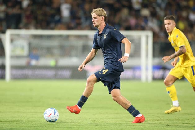 SOCCER - Friendly Match - Frosinone vs. Lazio Photo by IPA ABACAPRESS.COM87361694 - Kenneth Taylor, a player for SS Lazio, is in action during the preseason friendly soccer match between Frosinone Calcio and SS Lazio at Benito Stirpe Stadium on August 9, 2026, in Frosinone, Italy. Frosinone Italy  Copyright: xIPAxSport ABACAx