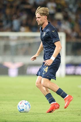 SOCCER - Friendly Match - Frosinone vs. Lazio Photo by IPA ABACAPRESS.COM87361692 - Kenneth Taylor, a player for SS Lazio, is in action during the preseason friendly soccer match between Frosinone Calcio and SS Lazio at Benito Stirpe Stadium on August 9, 2026, in Frosinone, Italy. Frosinone Italy  Copyright: xIPAxSport ABACAx