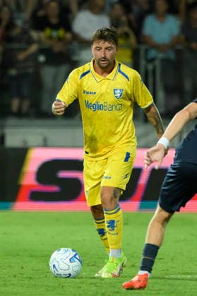 Frosinone s Giacomo Calo during the 2026 2027 season pre-season friendly football match between Frosinone and SS Lazio at the Benito Stirpe stadium in Frosinone Italy - Sunday, August 09, 2026 - Soccer ( Photo by Fabrizio Corradetti LaPresse )  Copyright: xFabrizioxCorradetti LaPressex