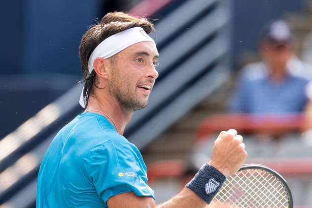 August 9, 2026, Montreal, Quebec, Canada: THIAGO AUGUSTIN TIRANTE from Argentina reaction in match against Learner Tien (12) from USA in round of 16 at Canadian Open at IGA stadium in Montreal, Quebec, Canada on 2026-08-09 Montreal Canada - ZUMAl189 20260809_zsp_l189_089 Copyright: xYannickxLegarex