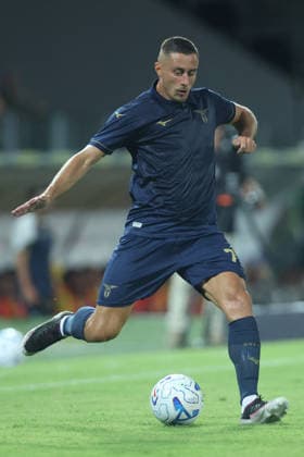 SOCCER - Friendly Match - Frosinone vs. Lazio Photo by IPA ABACAPRESS.COM87362204 - Frosinone, Italy, August 9, 2026: Adam Marusic (right back) of S.S. Lazio in action during the friendly match between Frosinone Calcio and S.S. Lazio at Benito Stirpe Stadium. Frosinone Italy  Copyright: xIPAxSport ABACAx