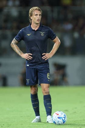 SOCCER - Friendly Match - Frosinone vs. Lazio Photo by IPA ABACAPRESS.COM87362102 - Frosinone, Italy, August 9, 2026: Nicolo Rovella (defensive midfielder) of S.S. Lazio in action during the friendly match between Frosinone Calcio and S.S. Lazio at Benito Stirpe Stadium. Frosinone Italy  Copyright: xIPAxSport ABACAx