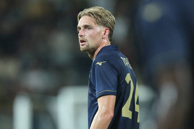 SOCCER - Friendly Match - Frosinone vs. Lazio Photo by IPA ABACAPRESS.COM87362211 - Frosinone, Italy, August 9, 2026: Kenneth Taylor (central midfielder) of S.S. Lazio in action during the friendly match between Frosinone Calcio and S.S. Lazio at Benito Stirpe Stadium. Frosinone Italy  Copyright: xIPAxSport ABACAx