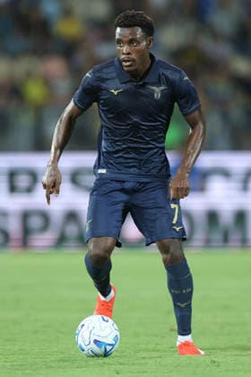 SOCCER - Friendly Match - Frosinone vs. Lazio Photo by IPA ABACAPRESS.COM87362215 - Frosinone, Italy, August 9, 2026: Fisayo Dele-Bashiru (central midfielder) of S.S. Lazio in action during the friendly match between Frosinone Calcio and S.S. Lazio at Benito Stirpe Stadium. Frosinone Italy  Copyright: xIPAxSport ABACAx