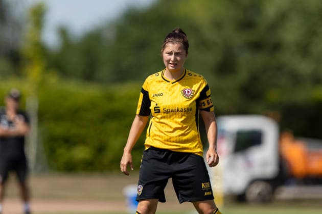 KOWO Sommercup 2026; Erfurt; 09.08.2026 Annemarie Hörr ( 9; SG Dynamo Dresden) KOWO Sommercup 2026: SG Dynamo Dresden vs. Chemnitzer FC; Sportforum Johannesplatz Erfurt; 09.08.2026 *** KOWO Summer Cup 2026 Erfurt, August 9, 2026 Annemarie Hörr 9 SG Dynamo Dresden KOWO Summer Cup 2026 SG Dynamo Dresden vs. Chemnitzer FC Sportforum Johannesplatz Erfurt, August 9, 2026 Copyright: xBEAUTIFULxSPORTS Duehringx