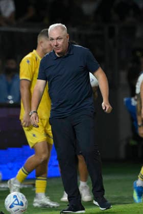 Frosinone s head coach Massimiliano Alvini during the 2026 2027 season pre-season friendly football match between Frosinone and SS Lazio at the Benito Stirpe stadium in Frosinone Italy - Sunday, August 09, 2026 - Soccer ( Photo by Fabrizio Corradetti LaPresse )  Copyright: xFabrizioxCorradetti LaPressex