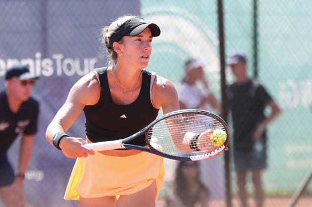 Leipzig Open 2026, ITF-Finale: Ida Wobker vs. Irene Burillo, 09.08.2026 Irene Burillo (Spanien ESP) im Finale. Leipzig Open 2026, ITF World Tennis Tour, 09.08.2026 auf der Anlage des Leipziger Tennisclubs 1990 in der Sportforum-Nordanlage. *** Leipzig Open 2026, ITF Final: Ida Wobker vs. Irene Burillo, August 9, 2026—Irene Burillo (Spain, ESP) in the final of the Leipzig Open 2026, ITF World Tennis Tour, August 9, 2026, at the Leipzig Tennis Club 1990 on the Sportforum Nordanlage grounds Copyright: xBEAUTIFULxSPORTS JanxKaeferx