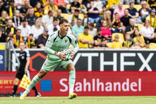 3.Liga: Alemannia Aachen - SC Verl; 09.08.2026 Stefan Bajic (Alemannia Aachen, 23) 3.Liga: Alemannia Aachen - SC Verl; Tivoli, Aachen; 09.08.2026 DFB regulations prohibit any use of photographs as image sequences and or quasi video. *** 3rd Division: Alemannia Aachen vs. SC Verl, August 9, 2026, Stefan Bajic, Alemannia Aachen, 23, 3rd Division: Alemannia Aachen vs. SC Verl, Tivoli, Aachen, August 9, 2026 DFB regulations prohibit any use of photographs as image sequences and or quasi-video Copyright: xBEAUTIFULxSPORTS Buriakovx