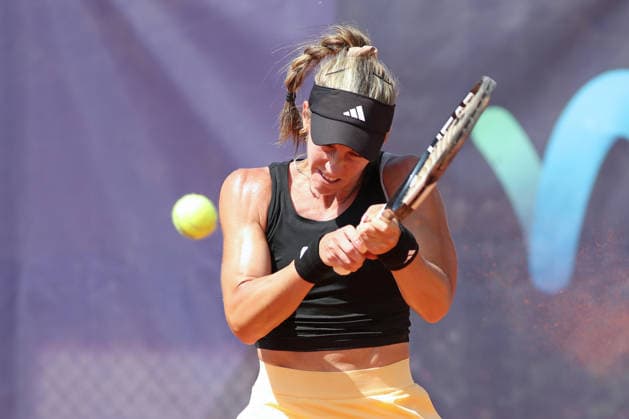 Leipzig Open 2026, ITF-Finale: Ida Wobker vs. Irene Burillo, 09.08.2026 Irene Burillo (Spanien ESP) im Finale. Leipzig Open 2026, ITF World Tennis Tour, 09.08.2026 auf der Anlage des Leipziger Tennisclubs 1990 in der Sportforum-Nordanlage. *** Leipzig Open 2026, ITF Final: Ida Wobker vs. Irene Burillo, August 9, 2026—Irene Burillo (Spain, ESP) in the final of the Leipzig Open 2026, ITF World Tennis Tour, August 9, 2026, at the Leipzig Tennis Club 1990 on the Sportforum Nordanlage grounds Copyright: xBEAUTIFULxSPORTS JanxKaeferx