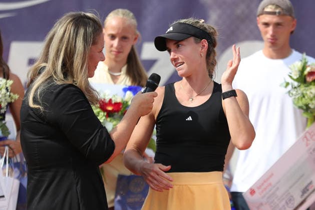 Leipzig Open 2026, ITF-Finale: Ida Wobker vs. Irene Burillo, 09.08.2026 Irene Burillo (Spanien ESP) beim Interview vor der Siegerehrung. Leipzig Open 2026, ITF World Tennis Tour, 09.08.2026 auf der Anlage des Leipziger Tennisclubs 1990 in der Sportforum-Nordanlage. *** Leipzig Open 2026, ITF Final: Ida Wobker vs. Irene Burillo, August 9, 2026—Irene Burillo of Spain (ESP) during an interview before the award ceremony at the Leipzig Open 2026, ITF World Tennis Tour, August 9, 2026, at the Leipzig Tennis Club 1990 on the Sportforum Nordanlage grounds Copyright: xBEAUTIFULxSPORTS JanxKaeferx
