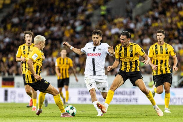 3.Liga: Alemannia Aachen - SC Verl; 09.08.2026 Bilal Yalcinkaya (SC Verl, 10) 3.Liga: Alemannia Aachen - SC Verl; Tivoli, Aachen; 09.08.2026 DFB regulations prohibit any use of photographs as image sequences and or quasi video. *** 3rd Division: Alemannia Aachen vs. SC Verl, August 9, 2026; Bilal Yalcinkaya (SC Verl), 10; 3rd Division: Alemannia Aachen vs. SC Verl at Tivoli, Aachen August 9, 2026 DFB regulations prohibit any use of photographs as image sequences and or quasi-video Copyright: xBEAUTIFULxSPORTS Buriakovx
