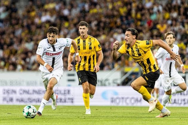 3.Liga: Alemannia Aachen - SC Verl; 09.08.2026 Bilal Yalcinkaya (SC Verl, 10) 3.Liga: Alemannia Aachen - SC Verl; Tivoli, Aachen; 09.08.2026 DFB regulations prohibit any use of photographs as image sequences and or quasi video. *** 3rd Division: Alemannia Aachen vs. SC Verl, August 9, 2026; Bilal Yalcinkaya (SC Verl), 10; 3rd Division: Alemannia Aachen vs. SC Verl at Tivoli, Aachen August 9, 2026 DFB regulations prohibit any use of photographs as image sequences and or quasi-video Copyright: xBEAUTIFULxSPORTS Buriakovx