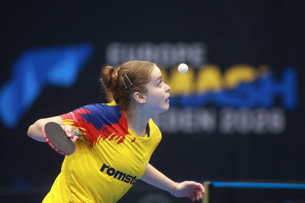 2026 WTT Europe Smash - Sweden - Qualifications Day 2 Elena Zaharia of Romania competes against Audrey Zarif of France during the Women s Singles - Qualifying Round 3 at the 2026 Europe Smash at the Baltiska Hallen in Malmo, Sweden, on August 9, 2026. Malmo Sweden  Copyright: xRemyxGrosx originalFilename:gros-europesm260809_npqr8.jpg