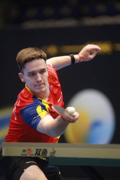 2026 WTT Europe Smash - Sweden - Qualifications Day 2 Iulian Chirita of Romania competes against Vladislav Ursu of Moldova during the Men s Singles Qualifying Round 3 at the 2026 Europe Smash at the Baltiska Hallen in Malmo, Sweden, on August 9, 2026. Malmo Sweden  Copyright: xRemyxGrosx originalFilename:gros-europesm260809_npsSK.jpg