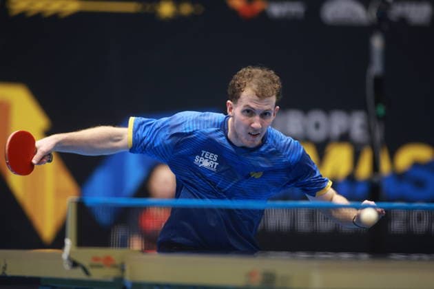 2026 WTT Europe Smash - Sweden - Qualifications Day 2 Connor Green of England competes against Izaak Quek of Singapore during the Men s Singles - Qualifying Round 3 at the 2026 Europe Smash at the Baltiska Hallen in Malmo, Sweden, on August 9, 2026. Malmo Sweden  Copyright: xRemyxGrosx originalFilename:gros-europesm260809_npErq.jpg