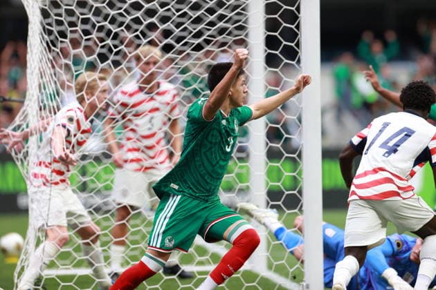 CONCACAF U-20 Championship - USA vs Mexico Cristobal Alfaro of Mexico celebrates a goal during the final of the CONCACAF U-20 Championship between the United States and Mexico in Mexico City, Mexico, 09 August 2026. MEXICO CITY Mexico  Copyright: xMARIOxGUZMANx