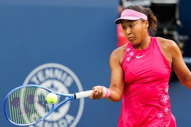 August 9, 2026, Toronto, On, Canada: Naomi Osaka of Japan returns the ball from Leylah Fernandez of Canada during round of 16 National Bank Open Tennis action in Toronto, on Sunday, Aug. 9, 2026. Canada News - August 9, 2026  - ZUMAc35_ 20260809_zaf_c35_114 Copyright: xKeitoxNewmanx