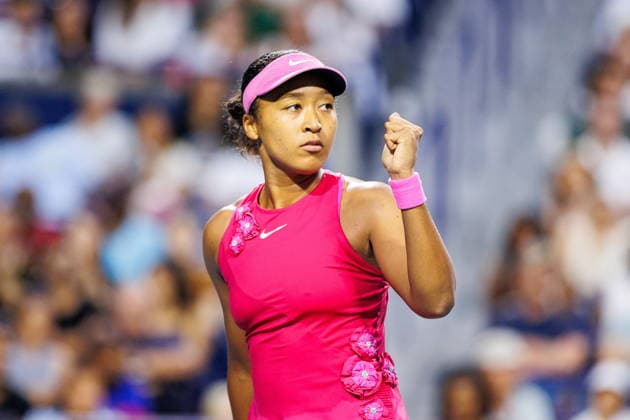 August 9, 2026, Toronto, On, Canada: Naomi Osaka of Japan reacts during her match against Leylah Fernandez of Canada during round of 16 National Bank Open Tennis action in Toronto, on Sunday, Aug. 9, 2026. Canada News - August 9, 2026  - ZUMAc35_ 20260809_zaf_c35_130 Copyright: xKeitoxNewmanx