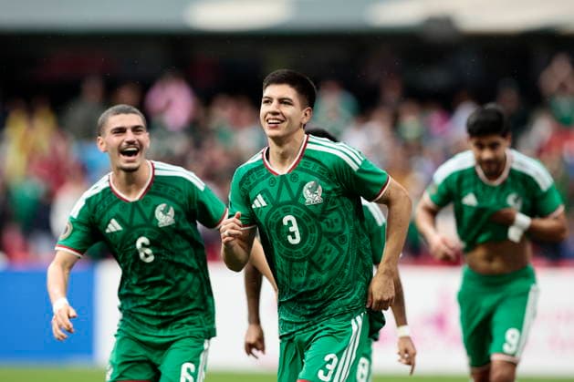 CONCACAF U-20 Championship - USA vs Mexico Cristobal Alfaro (C) of Mexico celebrates a goal during the final of the CONCACAF U-20 Championship between the United States and Mexico at Banorte Stadium in Mexico City, Mexico, 09 August 2026. MEXICO CITY Mexico  Copyright: xJOSExMENDEZx