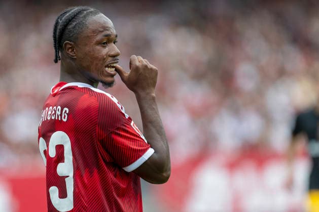 v.l.n.r.: Mohamed Ali Zoma (1. FC Nürnberg), im 2. Bundesliga-Spiel zwischen dem 1. FC Nürnberg und Dynamo Dresden im Max-Morlock-Stadion, Nürnberg, Deutschland, am 9. August 2026. in action during the 2nd Bundesliga match between 1. FC Nuremberg and Dynamo Dresden at the Max-Morlock Stadium, Nuremberg, Germany, on August 9, 2026. DFB DFL REGULATIONS PROHIBIT ANY USE OF PHOTOGRAPHS AS IMAGE SEQUENCES AND OR QUASI-VIDEO, *** From left to right: Mohamed Ali Zoma of 1. FC Nuremberg, during the 2. Bundesliga match between 1. FC Nuremberg and Dynamo Dresden at the Max Morlock Stadium, Nuremberg, Germany, on August 9, 2026, in action during the 2nd Bundesliga match between 1 FC Nuremberg and Dynamo Dresden at the Max Morlock Stadium, Nuremberg, Germany, on August 9, 2026 DFB and DFL regulations prohibit any use of photographs as image sequences and or quasi-video, Copyright: HMBxMedia xHeikoxBecker