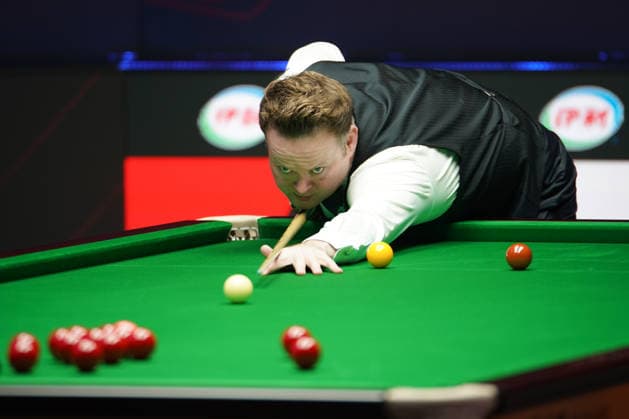 TAIYUAN, CHINA - AUGUST 09: Shaun Murphy of England plays a shot in the first round match against Matthew Selt of England on day 2 of the 2026 World Snooker Tour China Open at Taiyuan Binhe Sports Center on August 9, 2026 in Taiyuan, Shanxi Province of China.  Copyright: xTaixChengzhex 111659004961