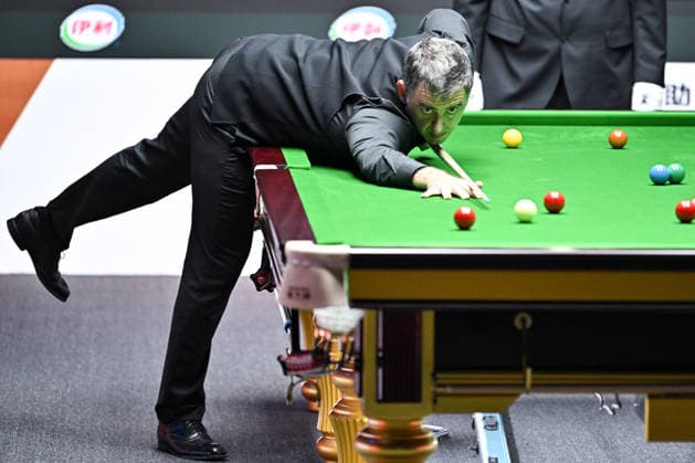 TAIYUAN, CHINA - AUGUST 09: Ronnie O Sullivan of England plays a shot in the Round 1 match against Jackson Page of Wales on day 2 of the 2026 China Open (officially the 2026 Satuo China Open) at the Riverside Sports Centre on August 9, 2026 in Taiyuan, Shanxi Province of China.  Copyright: xChinaxNewsxServicex 111659092175