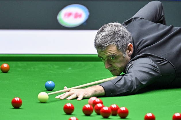 TAIYUAN, CHINA - AUGUST 09: Ronnie O Sullivan of England plays a shot in the Round 1 match against Jackson Page of Wales on day 2 of the 2026 China Open (officially the 2026 Satuo China Open) at the Riverside Sports Centre on August 9, 2026 in Taiyuan, Shanxi Province of China.  Copyright: xChinaxNewsxServicex 111659092180
