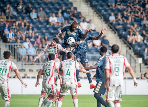 August 9, 2026, Chester, Pennsylvania, United States: Philadelphia Union in action against Club Necaxa during the Leagues Cup match at Subaru Park in Chester PA Soccer 2026: Union 3:1 Club Necaxa  - ZUMArf1_ 20260809_zaf_rf1_019 Copyright: xRickyxFitchettx