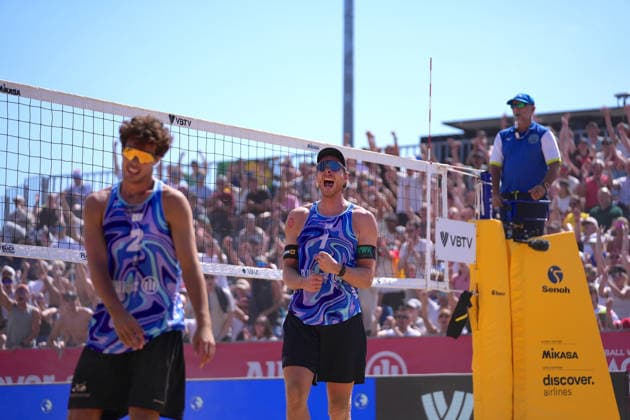 Nils Ehlers ( GER ) during the Beachvolleyball Elite 16 Tournament at Rennbahn Hamburg-Horn, Hamburg.  Copyright: xJuliaxKneisslx xSPPx Sportspressphoto_SPR203670