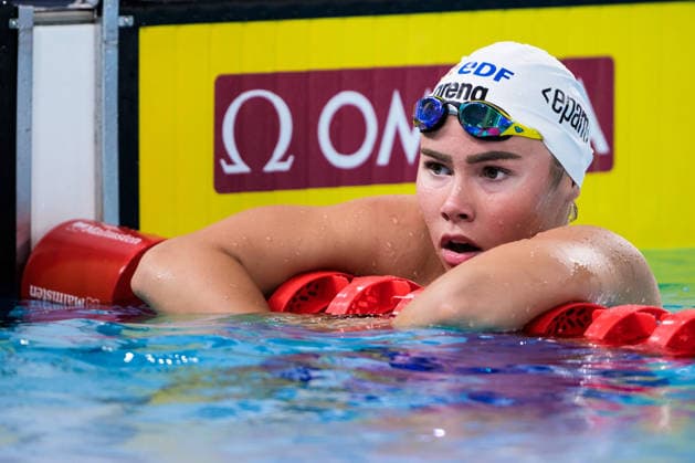 260810 Sandra Maria Balto of Norway after competing in women™s 100 meters freestyle swimming heats during day eleven of the 2026 European Aquatics Championships on August 10, 2026 in Saint-Denis. Photo: Joel Marklund BILDBYRAN kod JM JM0838 bbeng simning swimming svomming 2026 european aquatics championships em dam Norge *** August 10, 2026: Sandra Maria Balto of Norway after competing in the women’s 100-meter freestyle swimming heats on the eleventh day of the 2026 European Aquatics Championships on August 10, 2026 in Saint Denis. Photo by Joel Marklund. BILDBYRAN code JM JM0838 bbeng swimming 2026 European Aquatics Championships Women s Norway  Copyright: JOELxMARKLUND BB260810JM021