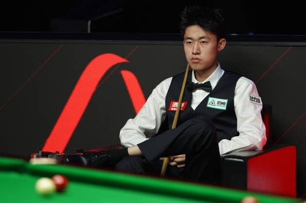 TAIYUAN, CHINA - AUGUST 10: Chang Bingyu of China reacts in the Round 1 match against Neil Robertson of Australia on day 3 of the 2026 China Open (officially the 2026 Satuo China Open) at the Riverside Sports Centre on August 10, 2026 in Taiyuan, Shanxi Province of China.  Copyright: xTaixChengzhex 111659128421