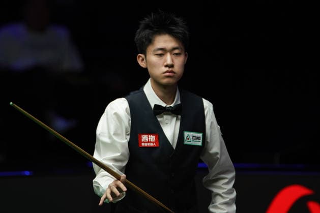 TAIYUAN, CHINA - AUGUST 10: Chang Bingyu of China reacts in the Round 1 match against Neil Robertson of Australia on day 3 of the 2026 China Open (officially the 2026 Satuo China Open) at the Riverside Sports Centre on August 10, 2026 in Taiyuan, Shanxi Province of China.  Copyright: xTaixChengzhex 111659128411